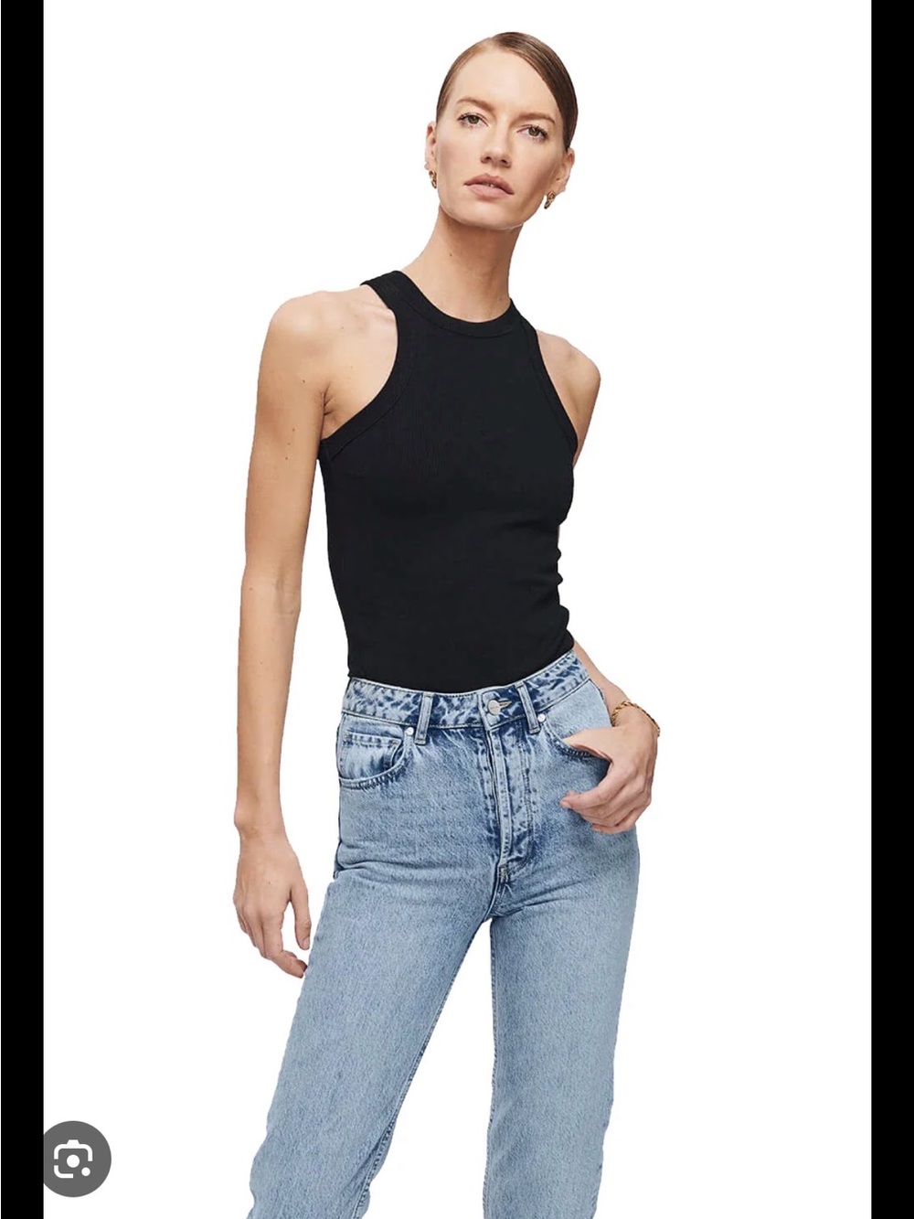 Anine Bing Eva tank in black
